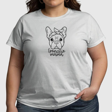 Frenchie Mum Tee - Dog Lover Gift - French Bulldog Graphic Top - DENMARY